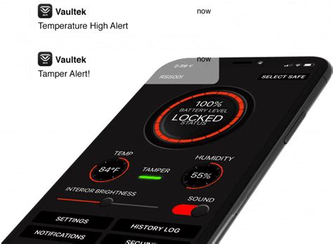 If the Bluetooth is toggled OFF all app functions will be disabled and your safe is undiscoverable. . Vaultek app unlock disabled